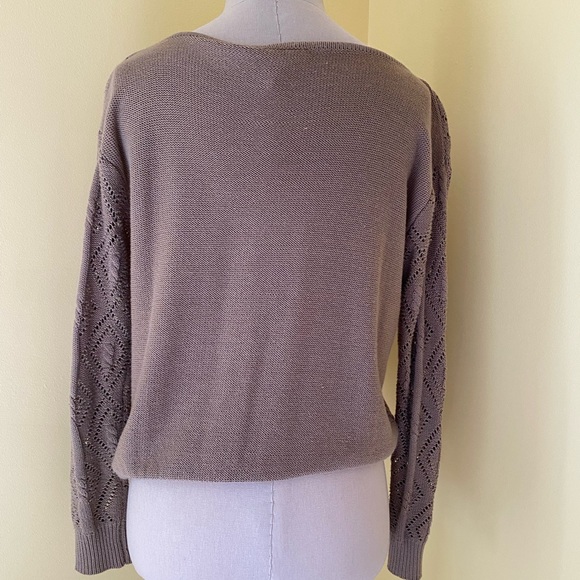 Brown Boho Sweater - Picture 2 of 3